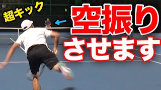 元日本1位のプロがジュニアに本気でサーブを打って世界を体験していただく動画【パーム・インターナショナル・テニスアカデミー（杉山愛 アカデミー）訪問記 4】 [upl. by Ednalrym]