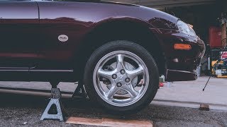 9405 Mazda Miata Front Brake PadRotor Install Guide [upl. by Htiaf]