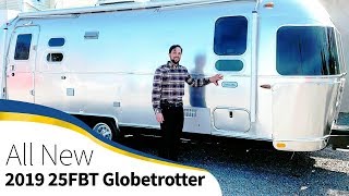 2019 Airstream Globetrotter 25FBT Walk Through Travel Trailer Luxury [upl. by Divadnahtanoj]