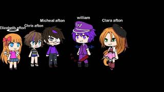 Afton family song gacha life [upl. by Llennahs]