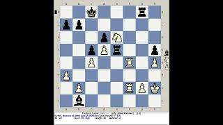 Portisch Lajos vs Lotfy Abdel Rahman1  Moscow Chess Olympiad Qual D 1956 Russia [upl. by Sacrod]