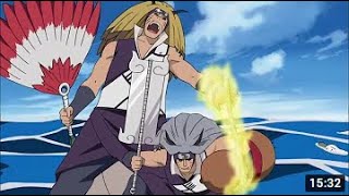 Kinkaku and Ginkaku VS Darui Samui and Atsui  Naruto [upl. by Siravart959]