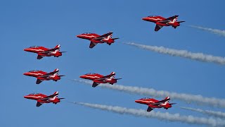 RED ARROWS  Springhawk 2024  9x Aircraft Full Display [upl. by Fernyak]