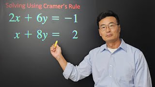 Part 1 Solving Using Matrices and Cramers Rule [upl. by Schweiker758]