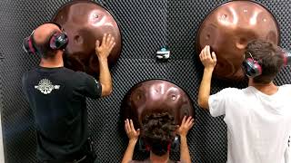 quot3 handpans on the wallquot 🔴 Handpan Spacedrum® team [upl. by Nere]