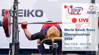 Women Masters Equipped 5763 kg  World Bench Press Championships 2024 [upl. by Shanleigh301]