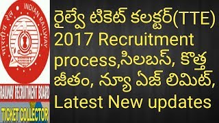 Railway Ticket Collector 2017 Recruitment ProcessSyllabusnew age limit and salary updates [upl. by Yttel842]