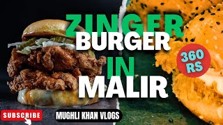 Zinger Burger 🍔  Cheapest Zinger Burger In Karachi  KFC Style Zinger Burger Recipe Burger [upl. by Clarkson]