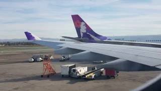 Hawaiian Airlines Los Angeles to kahului Maui HI full flight [upl. by Zilef]