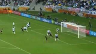 WM2010 Deutschland vs Argentinien 40 3710 Highlights alle Tore Müller Klose Friedrich [upl. by Atteuqihc976]