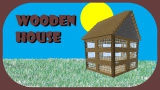 How to build perfect wooden house Minecraft Pocket Edition [upl. by Daza]