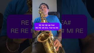 APRENDE A TOCAR Sarà perche ti amo EN EL SAXOFO ALTO como tocar será por qué te amo en el Sax 🎷 [upl. by Amethyst]