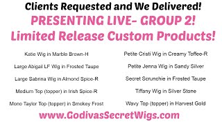 2nd Group of Limited Release Products Revealed Preorder Only Official Godivas Secret Wigs Video [upl. by Prichard]