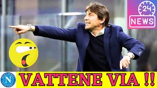 😨 Conte IRROMPE in hotel 🟥 Te ne devi andare con effetto immediato 😨Addio Napoli per il Talento🏳️‍🌈 [upl. by Akimrehs]