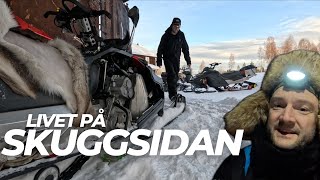 Snöskoterskruvning snöstorm finväder matlagning vinterliv Motortorpande pågår [upl. by Aicittel933]