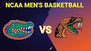 Florida Gators vs Florida AampM Rattlers  20242025 NCAA Mens Basketball Live Score [upl. by Ahnavas]