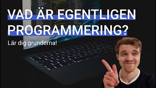 Vad är programmering En introduktion för nybörjare [upl. by Annahsad]