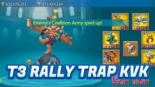 Rally Trap KvK  3 Way KvK Highlights  Lords Mobile [upl. by Gnanmas171]