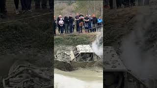 OFF ROAD Extreme powerfull offroadcar sending it to the max in deep mud automobile mud offroad [upl. by Yecnahc]