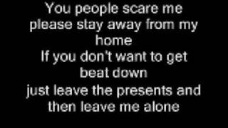 Blink 182  I wont be home for Christmas  Lyrics [upl. by Ecitsuj]