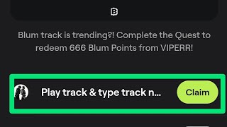 Play track amp type track name Blum Video Code  Blum Track Quest Mission Code  Blum Video Code [upl. by Eahc]