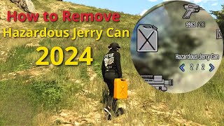 How to Remove Hazardous Jerry Can in GTA Online 2024 [upl. by Jennica]