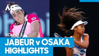 Ons Jabeur vs Naomi Osaka Match Highlights 3R  Australian Open 2021 [upl. by Lidda388]