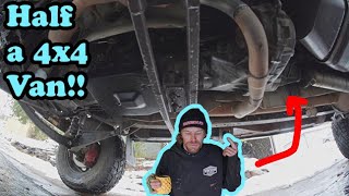 My lifted Ford Econoline gets a transfer case [upl. by Kavanagh56]