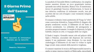 MASTRO DON GESUALDO di G Verga  RIASSUNTI BREVISSIMI DI LETTERATURA ITALIANA PER LA MATURITÀ [upl. by Weingartner]