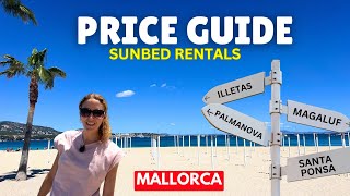 CONFIRMED The Price of Sunbeds in PALMANOVA MAGALUF and other Calvia resorts in Mallorca 2024 [upl. by Jacobs]