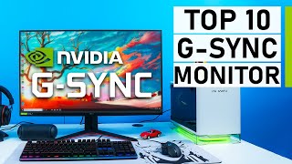 Top 10 Best GSync Gaming Monitors [upl. by Akalam]