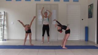 Beginner Acro Dance Year 1 Lesson 2 [upl. by Nelrsa120]