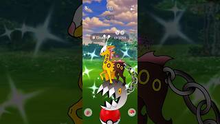 Getting Lucky With ✨Shiny Girafarig in pokemongo [upl. by Krystalle]