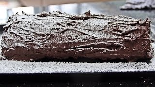 Yule Log Cake  Christmas  Recipe by ZaTaYaYummy [upl. by Vanthe]