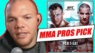 MMA Pros Pick ✅ Sean Strickland vs Jack Hermansson 👊UFC Vegas 47 [upl. by Ydennek]