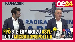 FPÖ Steiermark zu Asyl und Migrationspolitik [upl. by Amjan]