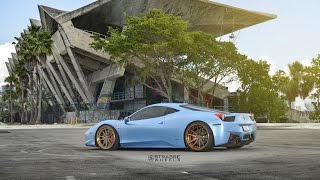 Satin Blue Ferrari 458 Italia  The Sky Is Falling [upl. by Petes]