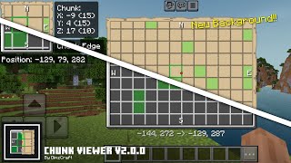 Chunk Viewer Update v200  Texture Pack Minecraft BedrockPocket [upl. by Lodmilla]