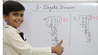 Basic division for kids  Basic division rules  3 digits divide  basic math for kids  भाग [upl. by Jobie]