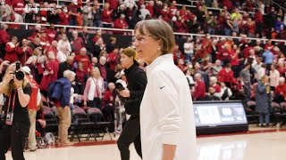 Stanford womens basketball coach 2 wins away from making NCAA history [upl. by Gudrin]