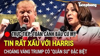 Trực tiếp Toàn cảnh Bầu cử Mỹ  Tin dữ với Harris choáng váng Trump có “quân sư” đặc biệt [upl. by Suoiluj]