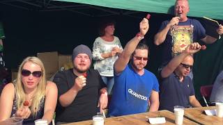 Gower Chilli Festival 2017  Chilli Eating Contest [upl. by Matta177]