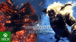 MHW Iceborne  Raging Brachydios amp Furious Rajang [upl. by Nhabois417]