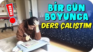 Bir Gün Boyunca Ders Çalıştım  LGS Öğrencisinden Rekor Denemesi 🏁 [upl. by Lyrradal]