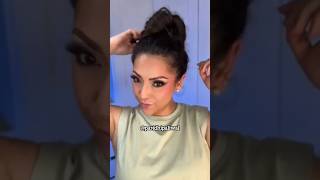 Bun hairstyles hack hairstyle trending viralvideo viralhacks viralshorts celebrity shorts [upl. by Micah]