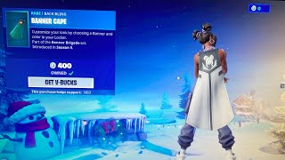 BANNER CAPE  Best Combos  Fortnite Backbling Review [upl. by Spike]