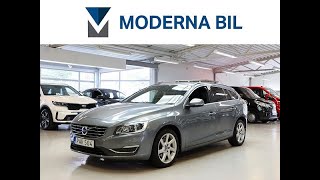 Volvo V60 D4 AUTOMAT MOMENTUM DVÄRM DRAGKROK EU6 VOC 190HK 17 [upl. by Yellek460]