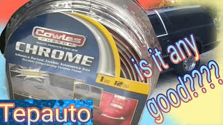 How To Make Any Car Look quotNEWER Luxuryquot cowles custom Chrome Molding Review And Install [upl. by Hoshi]