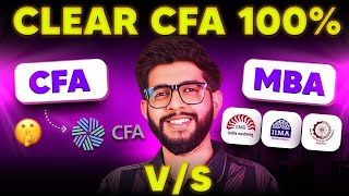 Clear CFA in 2024  CFA Jobs and Comparison with MBA [upl. by Haerr20]