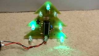 mini Xmas Tree LED Chaser [upl. by Ahsatal]